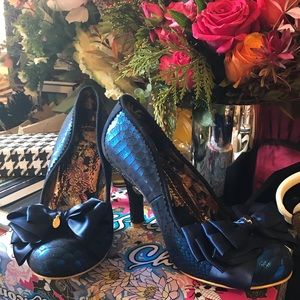 Irregular Choice - Ascot- Luxe Navy Blue 43/ US 10